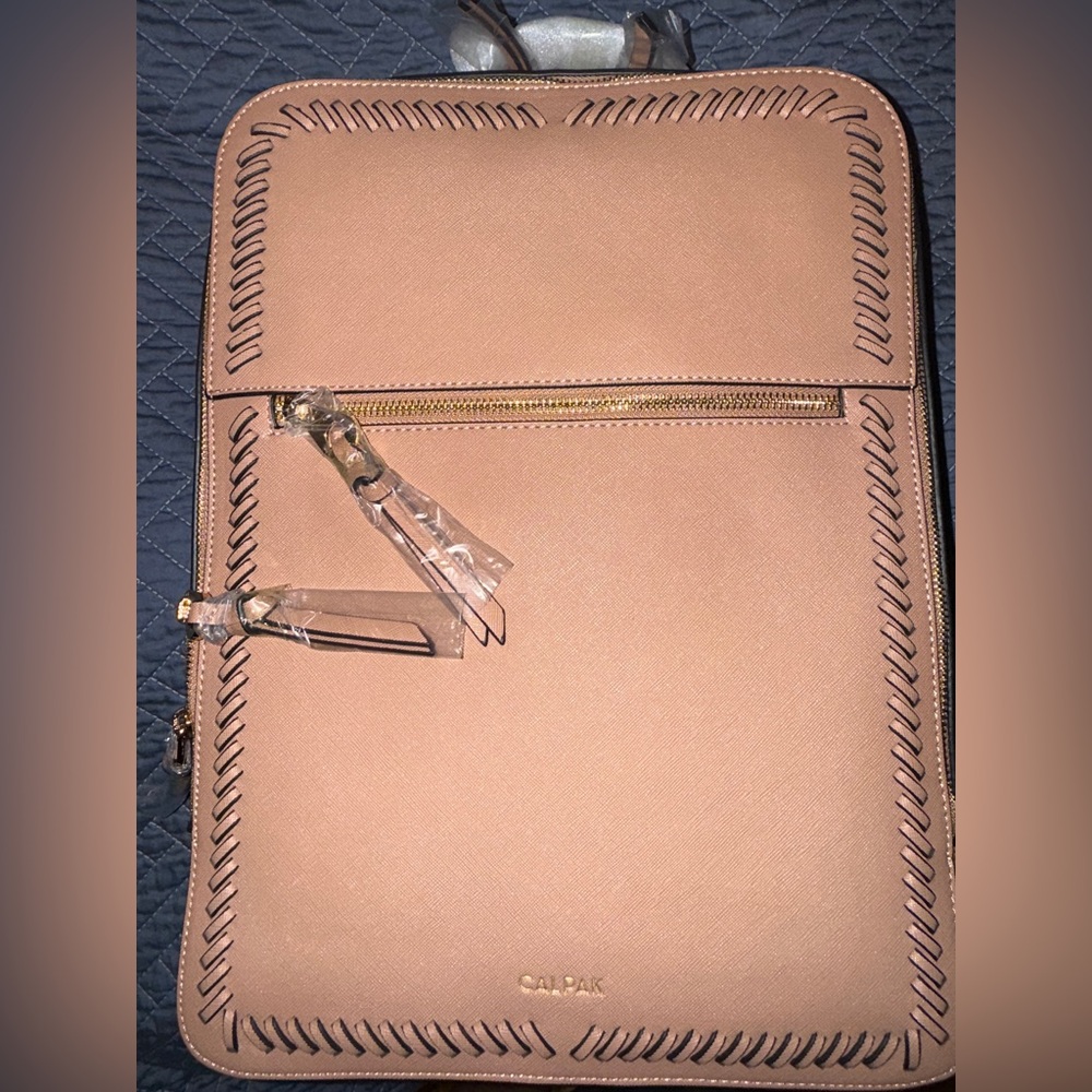 Kaya 15 inch Laptop Backpack in Caramel - Picture 4 of 10